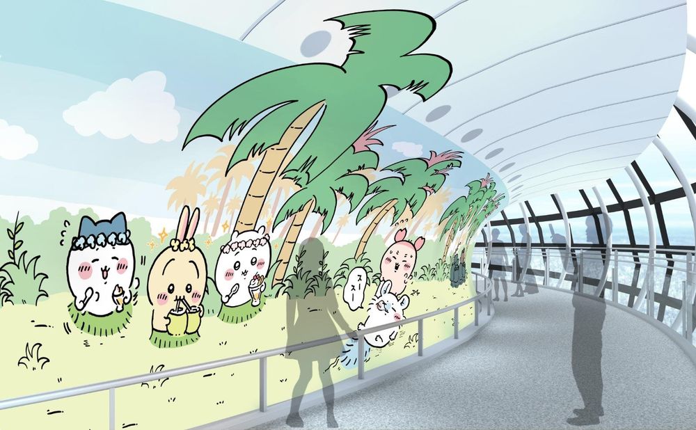 東京晴空塔×電影版《吉伊卡哇》聯名活動來了！超可愛「草裙小八、九大角色主題燈光」必拍亮點一次看！-8