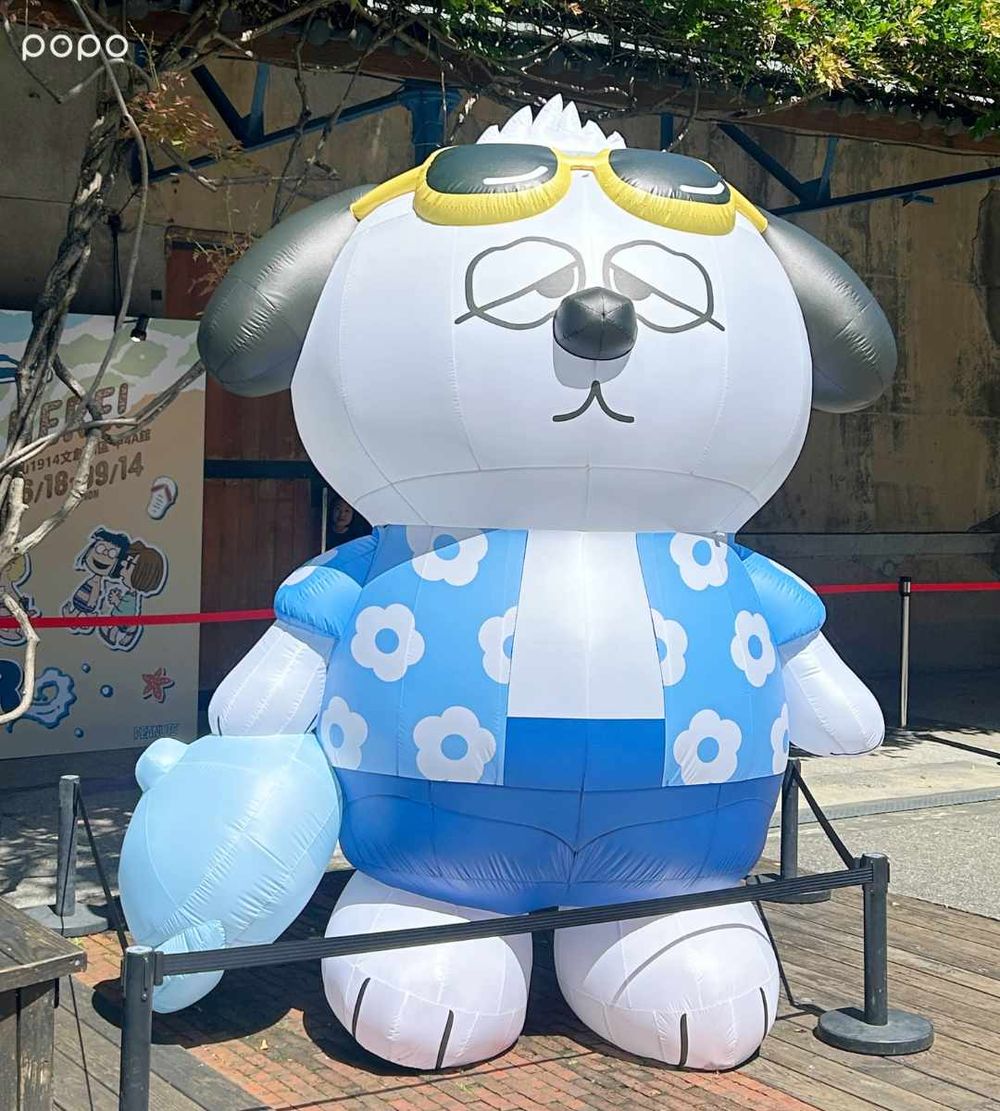 史努比「夏日海灘祭」快閃店在華山！超可愛「草帽史努比吊飾、粉色消波塊歐拉夫」必買周邊一次看！-2