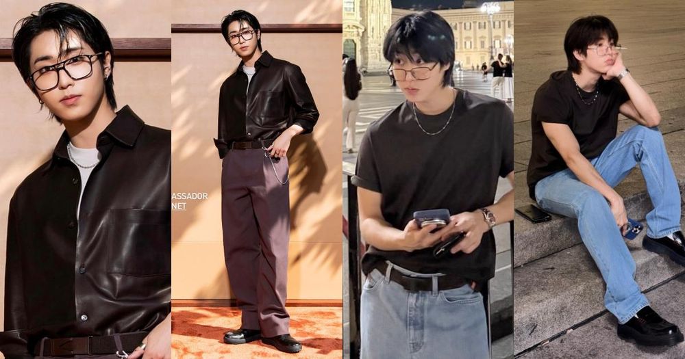 我們韓尼長大了！SKZ「HAN韓知城」TOD'S首秀登場！高知眼鏡造型帥暈、全場驚艷連外媒都大讚！-1