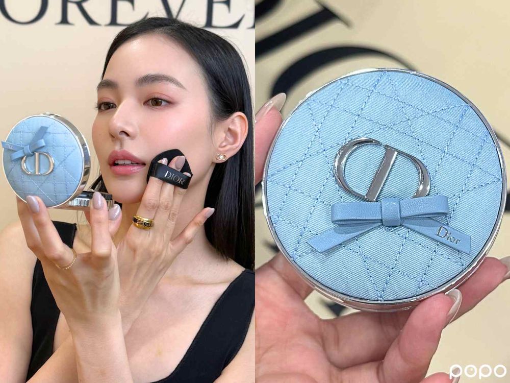 JISOO同款DIOR蝴蝶結氣墊來了！三款粉嫩高訂外殼美翻，濾鏡柔焦、水光持妝底妝新品一次看！-2