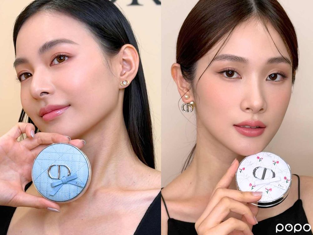JISOO同款DIOR蝴蝶結氣墊來了！三款粉嫩高訂外殼美翻，濾鏡柔焦、水光持妝底妝新品一次看！-6