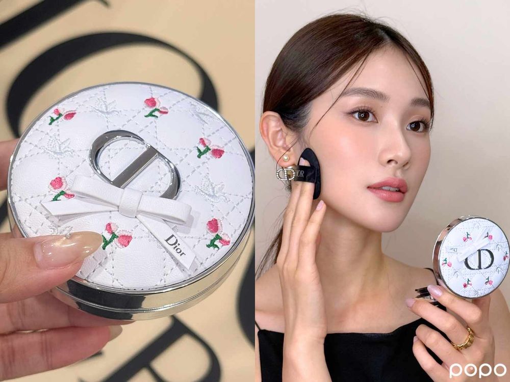 JISOO同款DIOR蝴蝶結氣墊來了！三款粉嫩高訂外殼美翻，濾鏡柔焦、水光持妝底妝新品一次看！-3