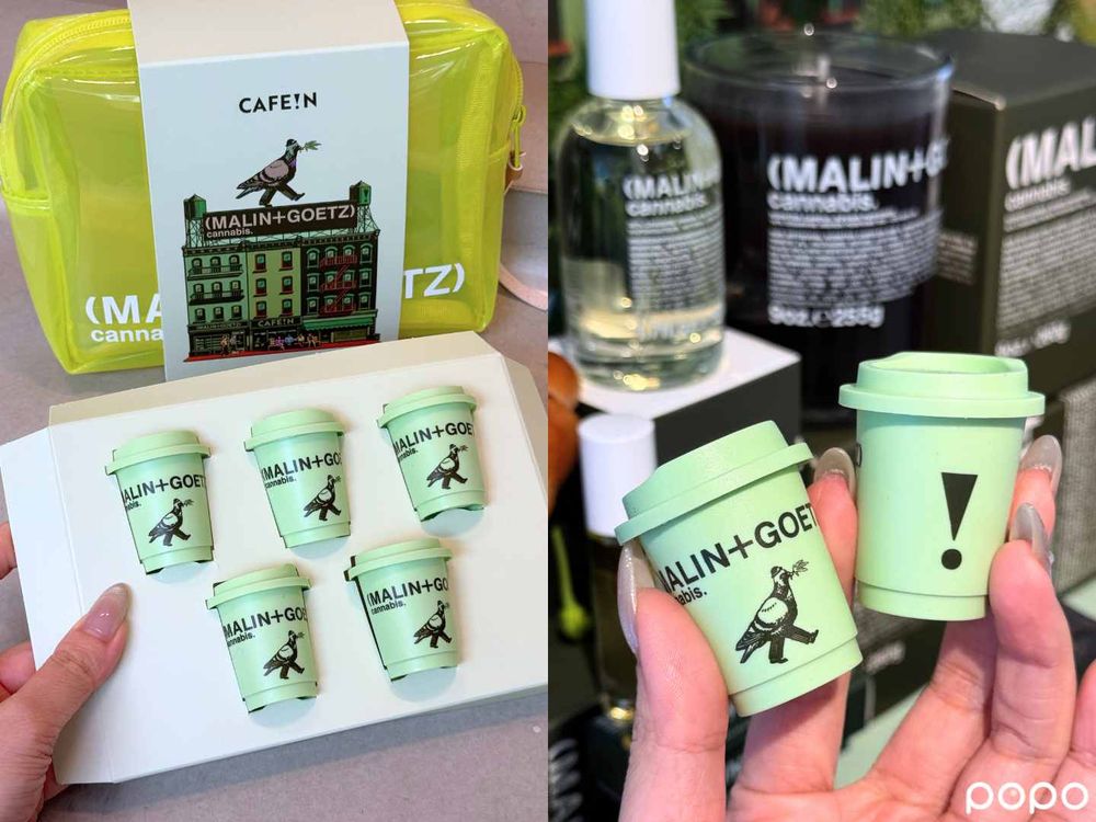 紐約最潮大麻香氛聯名來了！MALIN+GOETZ攜手CAFE!N打造限定咖啡店，托特包、即可拍、聯名飲品全都想收！-13
