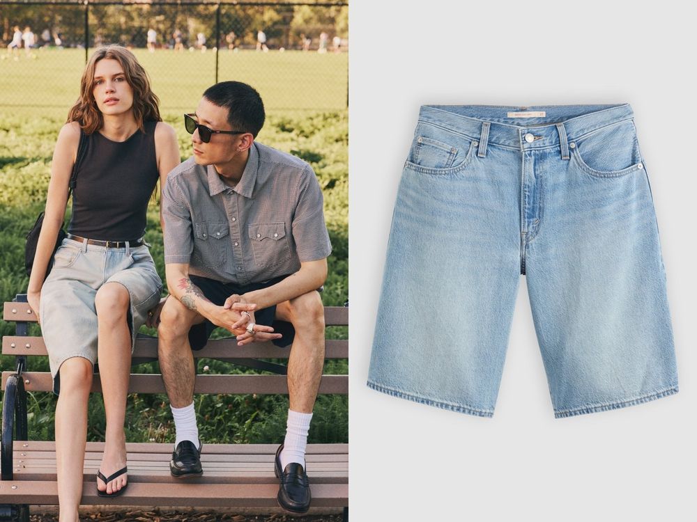 夏天牛仔褲到Levi’s找就對了！丹寧褲、Jorts五分褲神級版型超修飾！難怪連Rosé都超愛！-2