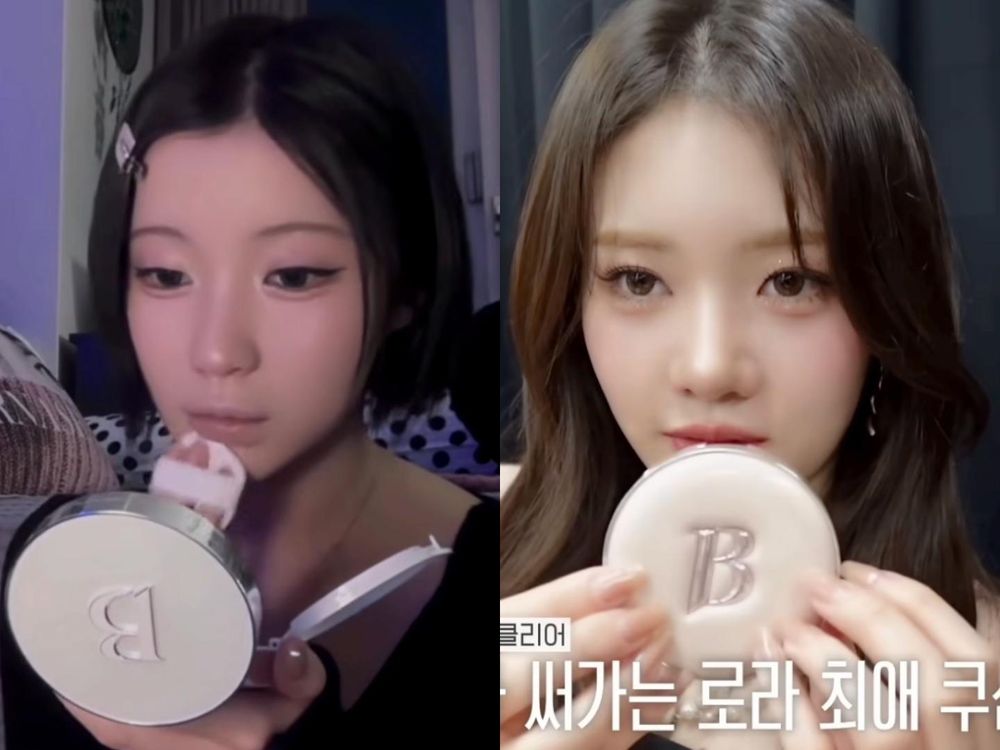 BABYMONSTER私下愛用美妝公開！睡覺離不開蒸氣眼罩、化妝包必帶唇頰霜...，Rora同款粉氣墊愛到用完兩顆！-7