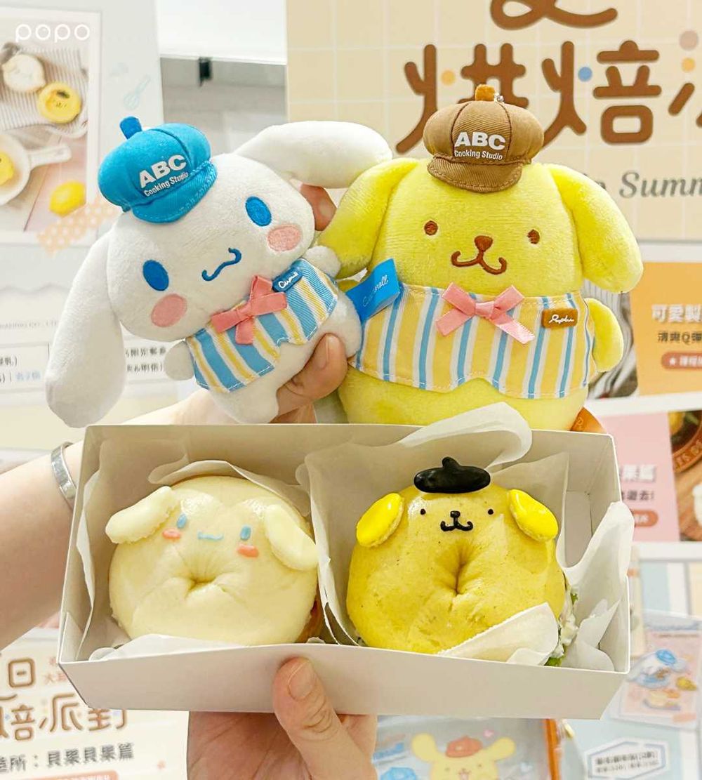 ABC Cooking Studio跟三麗鷗聯名！「布丁狗貝果堡&大耳狗麵包」自己做太療癒、Q翻周邊只送不賣！-4