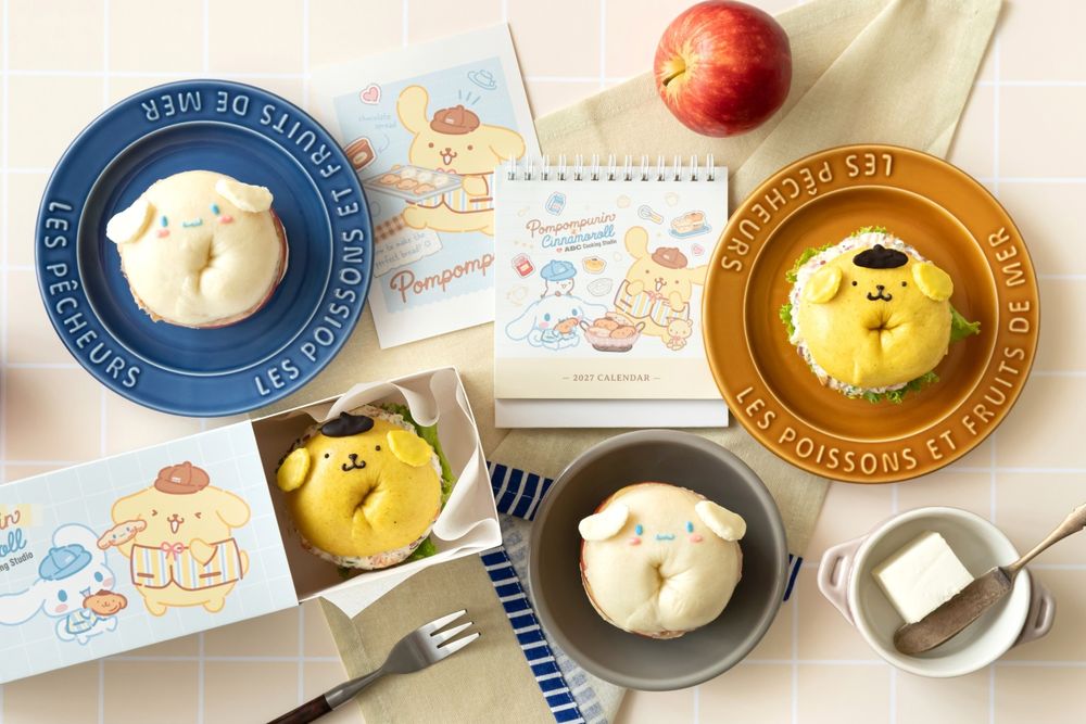 ABC Cooking Studio跟三麗鷗聯名！「布丁狗貝果堡&大耳狗麵包」自己做太療癒、Q翻周邊只送不賣！-14