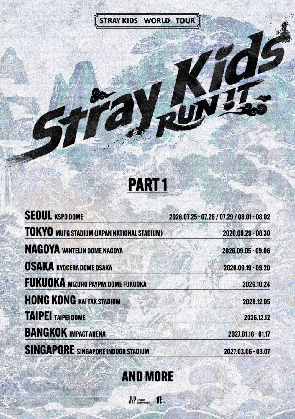 STAY們老公來了！SKZ回歸先行曲《RUN IT》上線，同名世界巡演開跑，12/12將首度攻佔台北大巨蛋！-3