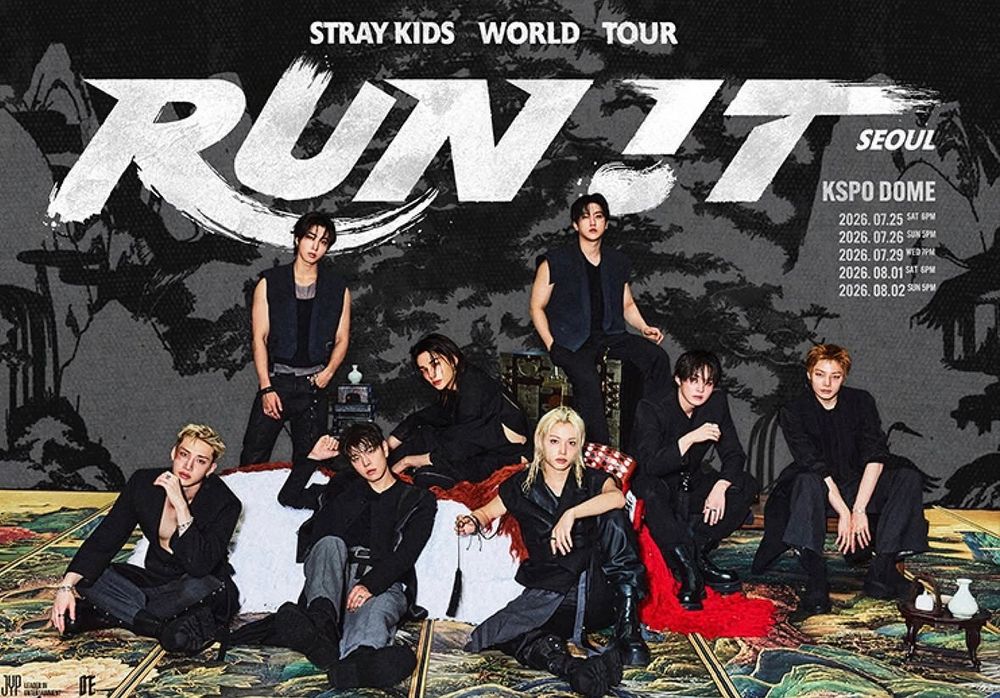 STAY們老公來了！SKZ回歸先行曲《RUN IT》上線，同名世界巡演開跑，12/12將首度攻佔台北大巨蛋！-5