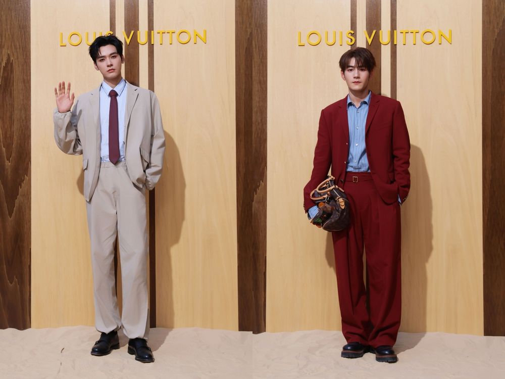LV男裝大秀有多狂？直接把瀑布海浪搬進秀場、各界男神大集合、 j-hope神級待遇秀款搶先穿上！-6