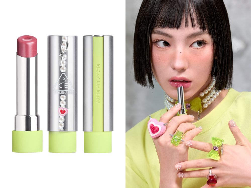 3CE最潮聯名來了！攜手韓星愛牌MIKSHIMAI推限量彩妝，蜜桃腮紅、珊瑚唇膏甜酷登場，滿額再送聯名戒指、項鍊！-4