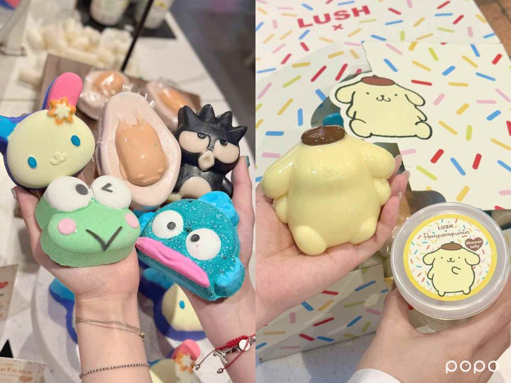 全網敲碗「LUSH＆三麗鷗聯名」第二彈來了！布丁狗沐浴果凍、花小兔汽泡彈、怕恰狗爽身粉超萌爆擊，慢一步就搶不到！-4