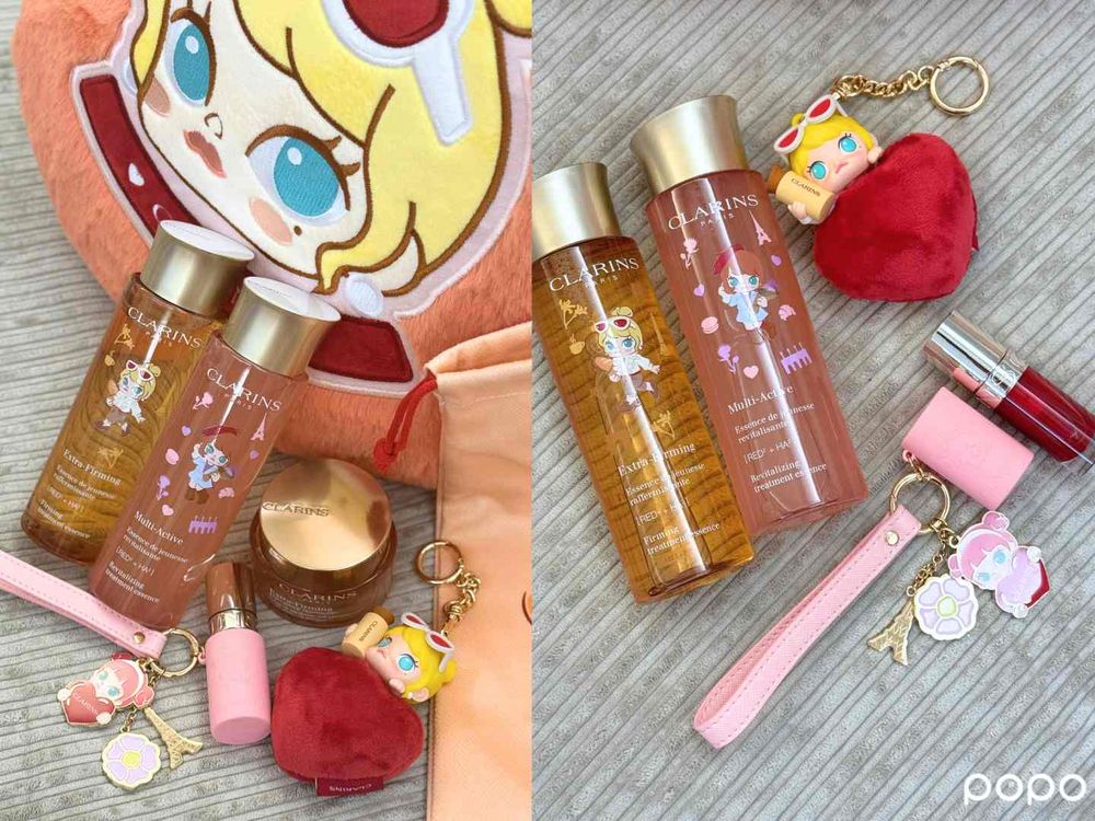MOLLY跨界合作太犯規！克蘭詩攜手POP MART推出夢幻聯名美肌水、彈簧水，超萌周邊小物不用抽盲盒、只送不賣必收藏！-16