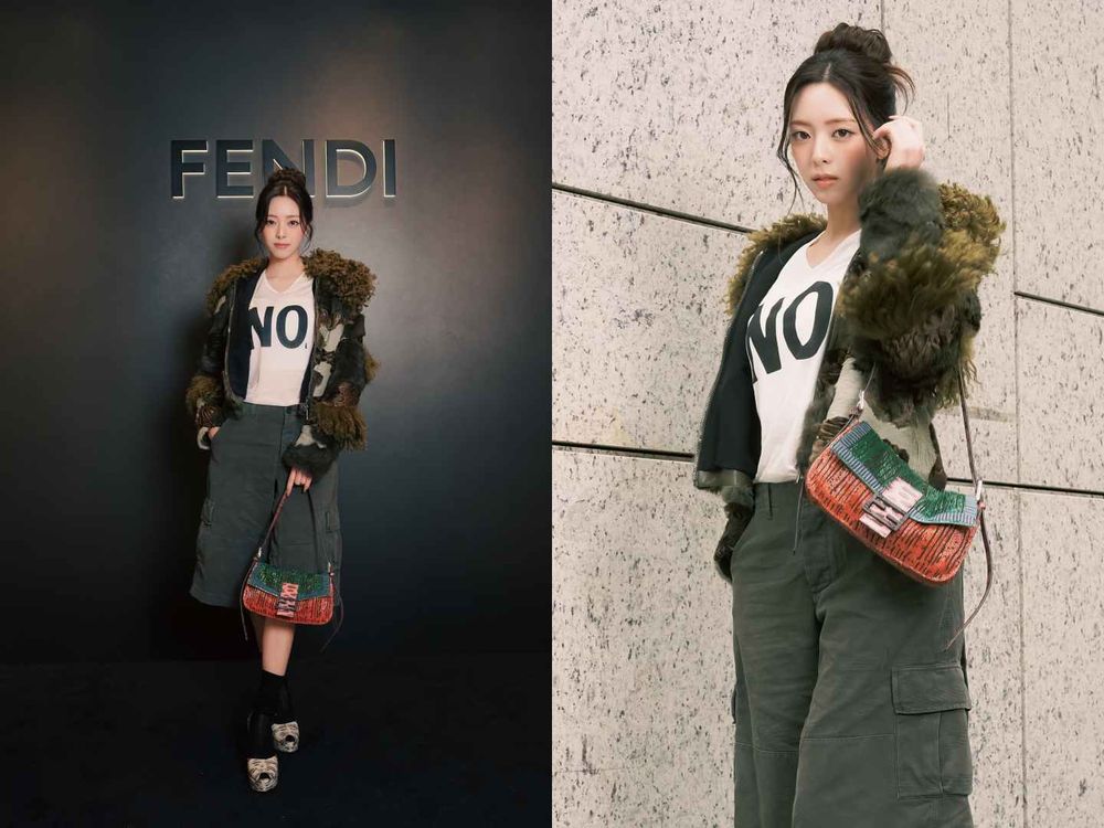 再度愛上FENDI！2026秋冬新系列搶先看！方燦同款Baguette本尊超美、難怪連YUNA都搶背！-8