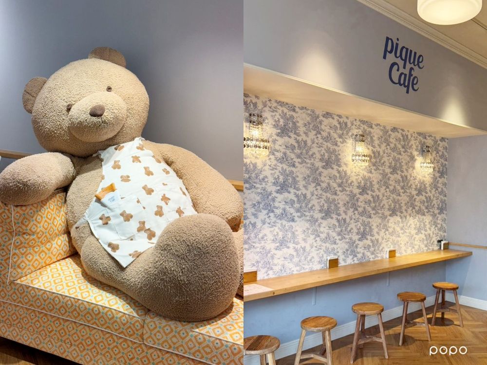 全球第三間gelato pique複合店在台北大巨蛋！居家服、咖啡廳一次逛！還有巨型「熊店長」迎接！-15