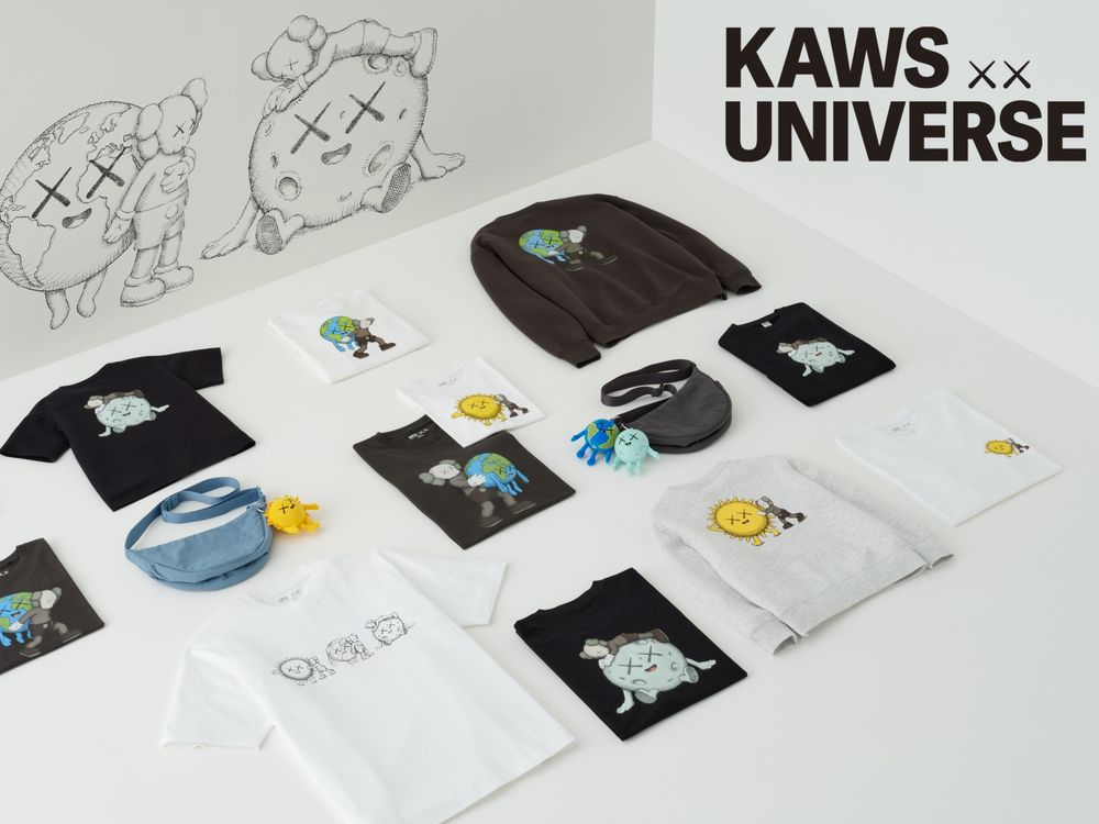 絨毛吊飾必搶！UNIQLO最新KAWS聯名來了！這次有「地球、月亮、太陽」新角色登場！-2