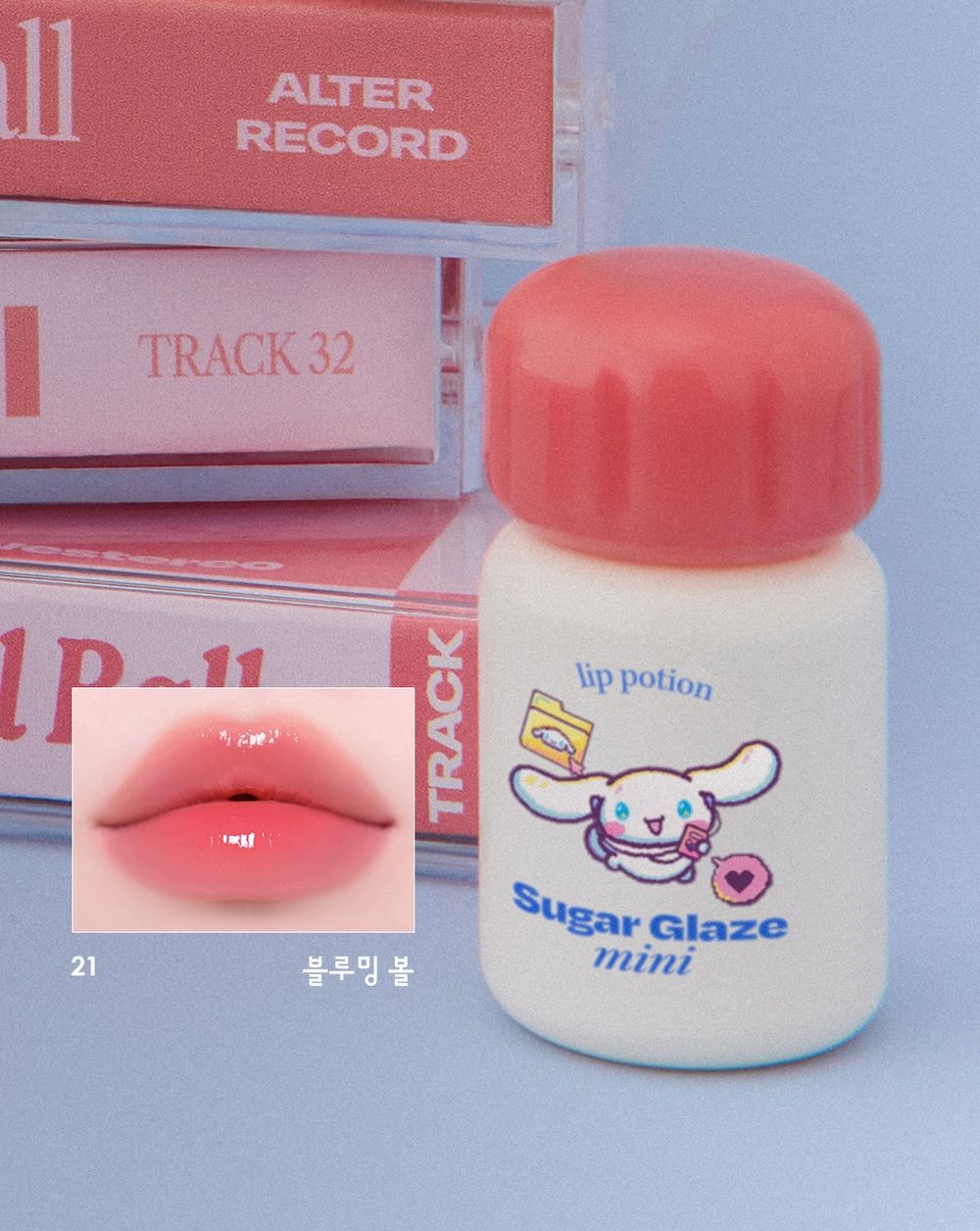韓國OY三麗鷗聯名必搶首選！Alternative Stereo糖瓷蜜光唇釉換上大耳狗、美樂蒂限定版，迷你尺寸萌度翻倍！-4