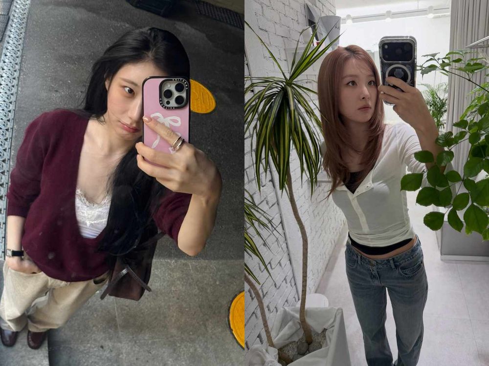 換季先別急著穿外套！韓妞「早秋薄長袖」6招穿搭公式！微露肩、疊穿都好看！貼身款＋寬褲超顯比例！-7