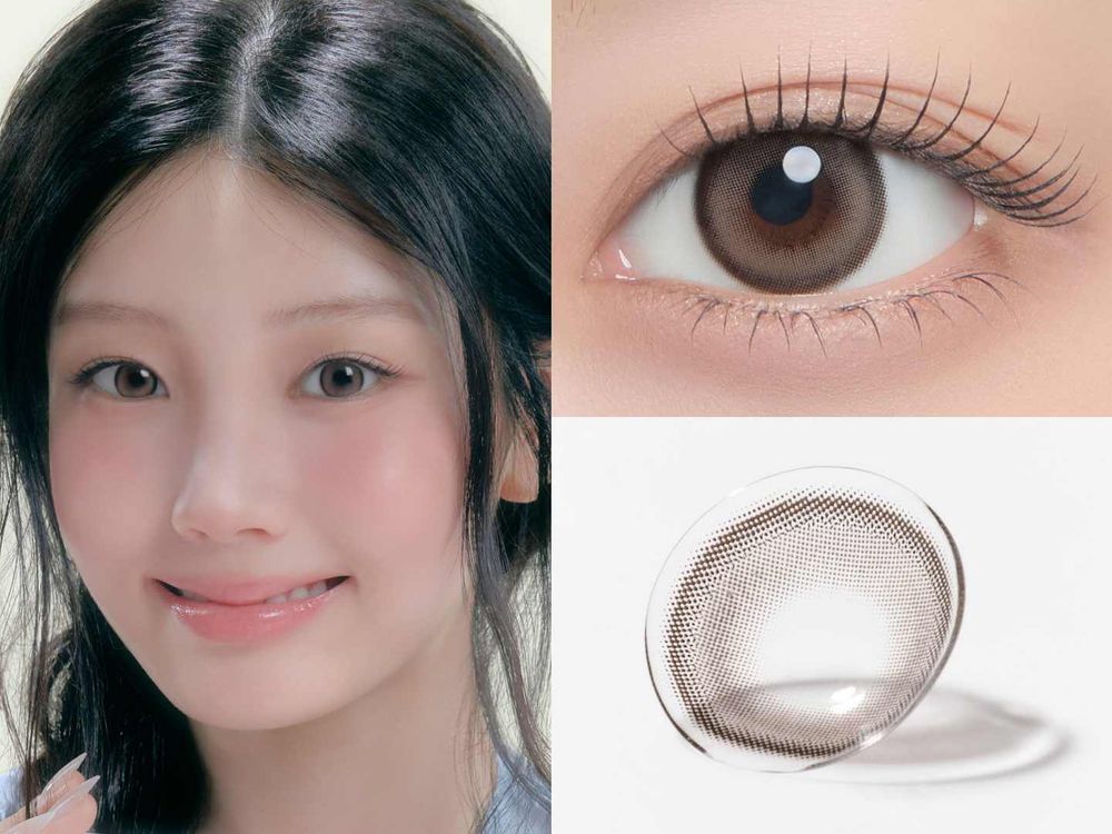 ILLIT沅禧橫掃美妝資源！空降韓國隱眼Chuu Lens首位代言人，同款「奶油摩卡」秒增無辜感，GLLIT搶著買！-9