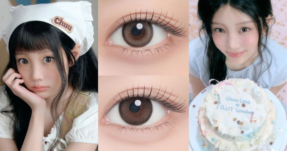 ILLIT沅禧橫掃美妝資源！空降韓國隱眼Chuu Lens首位代言人，同款「奶油摩卡」秒增無辜感，GLLIT搶著買！-1