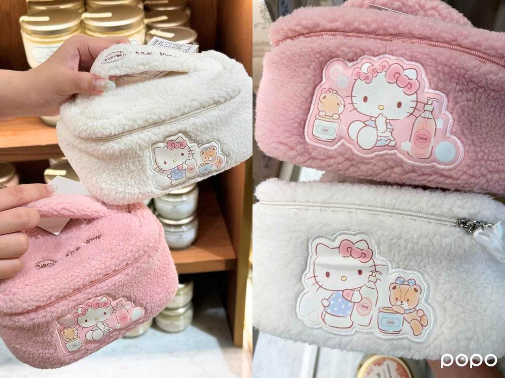 2026 SABON週年慶首度聯名Hello Kitty！明星三部曲夢幻禮盒88折，限定滿額贈毛毯、絨毛化妝包萌翻了！-5