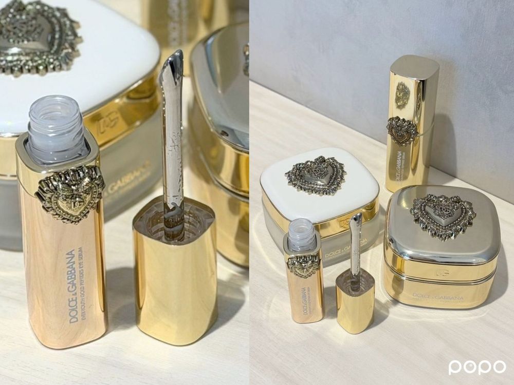 TXT秀彬首度代言DOLCE&GABBANA保養！「黃金胜肽」抗老系列登場，愛心冰感眼部精華、敷上會變金的面膜太燒！-17