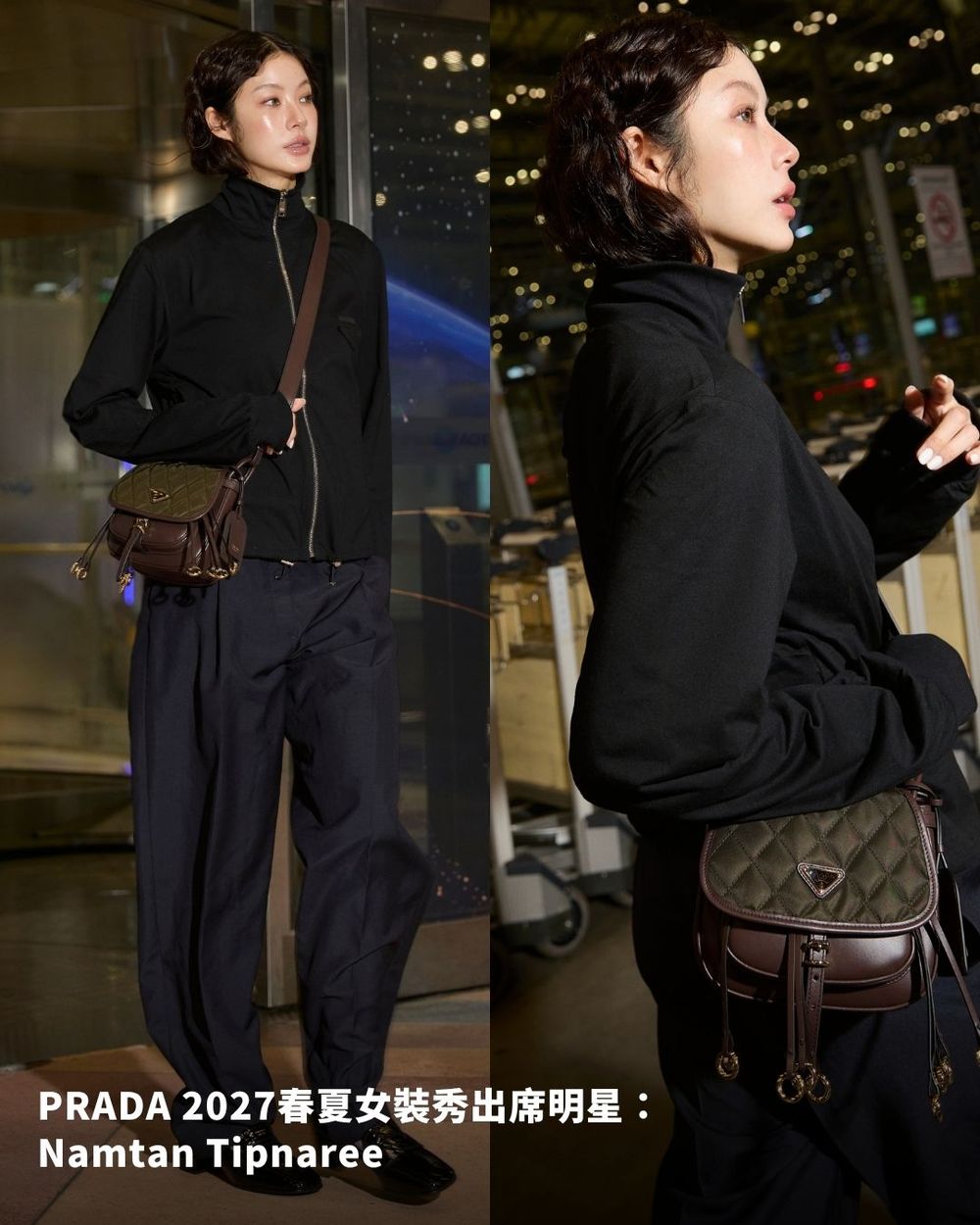 Prada時裝週超狂陣容！Sana現身機場「筆直逆天美腿」眼睛移不開！在玹、李到晛都會去！ -4