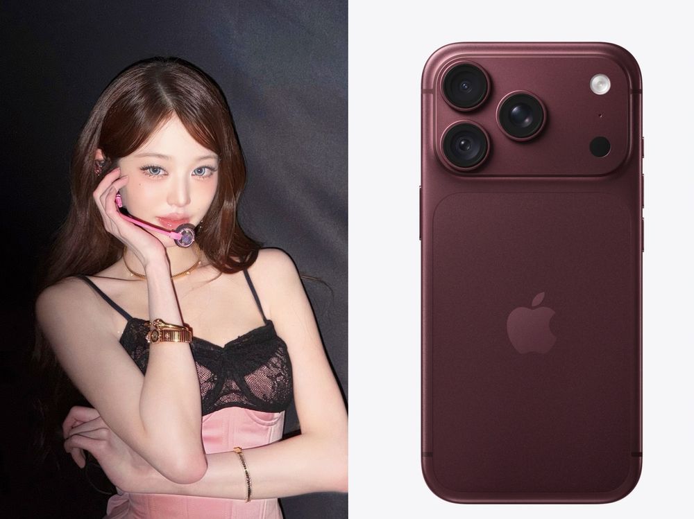 韓星都換上iPhone 18 Pro啦！Rosé「勃根地紅&冰川藍」兩大新色都入手、IVE全團也都換新手機？！-8