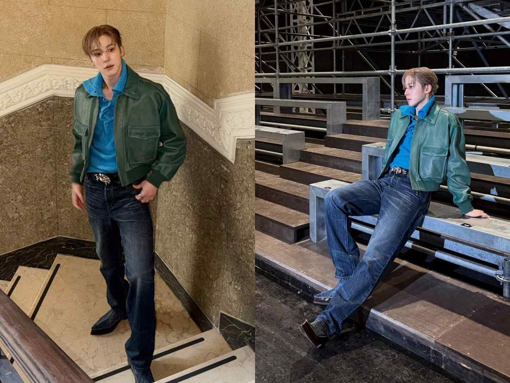 ATEEZ「丁狗狗」出任務！潤浩降臨DIESEL大秀、186公分名品比例太帥！以為是超模走錯棚！-7