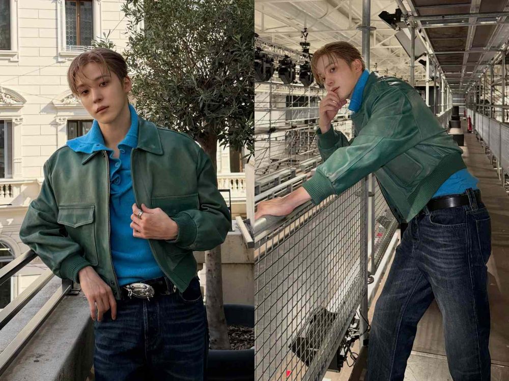 ATEEZ「丁狗狗」出任務！潤浩降臨DIESEL大秀、186公分名品比例太帥！以為是超模走錯棚！-8