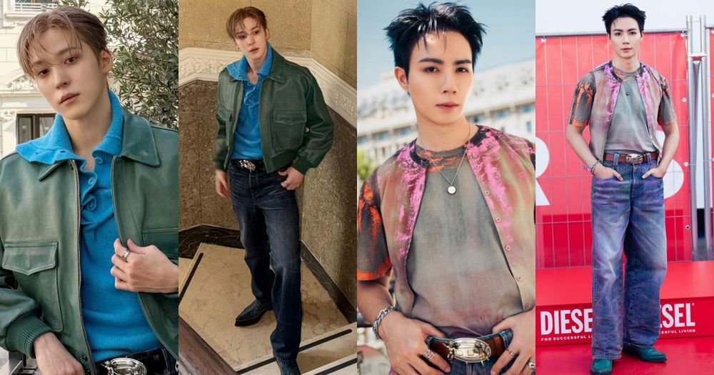 ATEEZ「丁狗狗」出任務！潤浩降臨DIESEL大秀、186公分名品比例太帥！以為是超模走錯棚！-1
