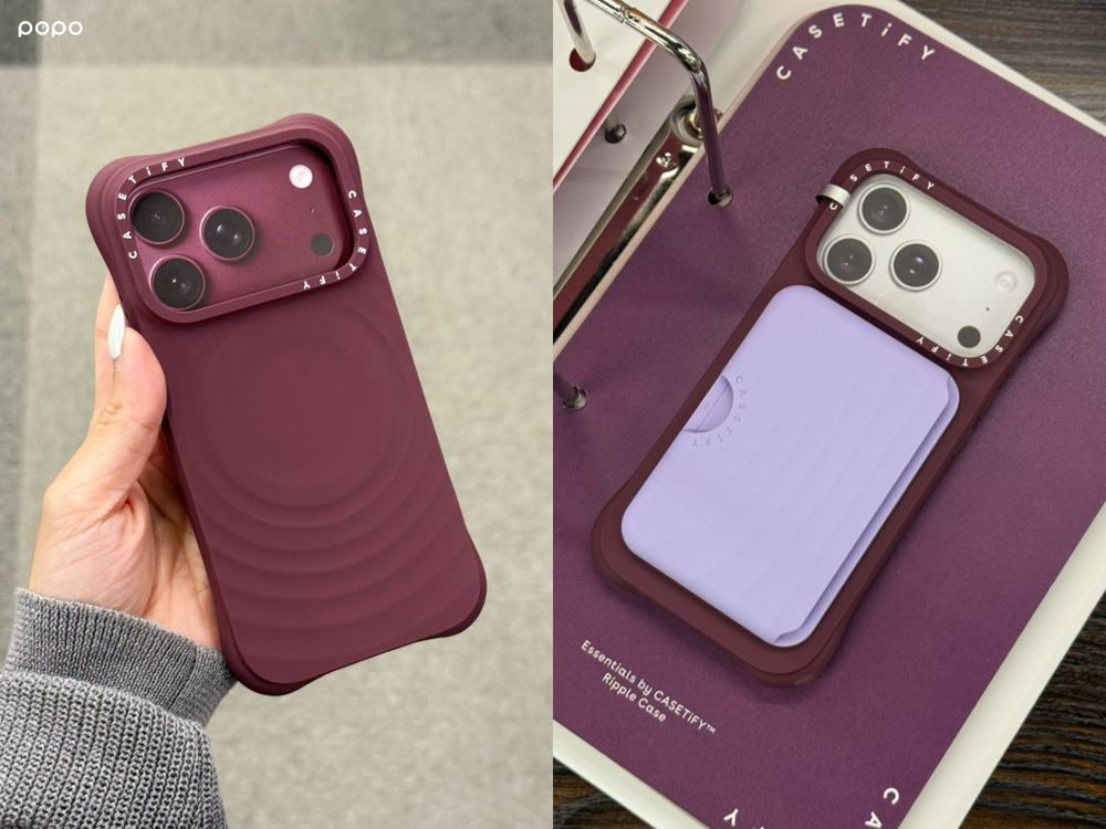 韓星都換了！iPhone 18 Pro冰川藍、勃根地紅手機殼怎麼挑？ CASETiFY波紋手機殼直接搭一套！-11