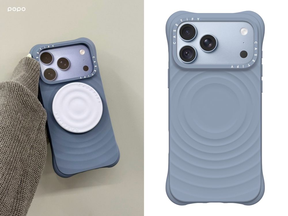 韓星都換了！iPhone 18 Pro冰川藍、勃根地紅手機殼怎麼挑？ CASETiFY波紋手機殼直接搭一套！-10