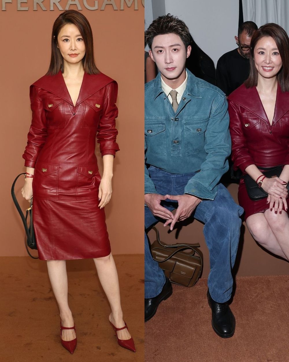 Ferragamo米蘭秀場顏值超標！《挑情醜聞》Nana狀態好到發光！Faye、林心如女王氣場全開！-5
