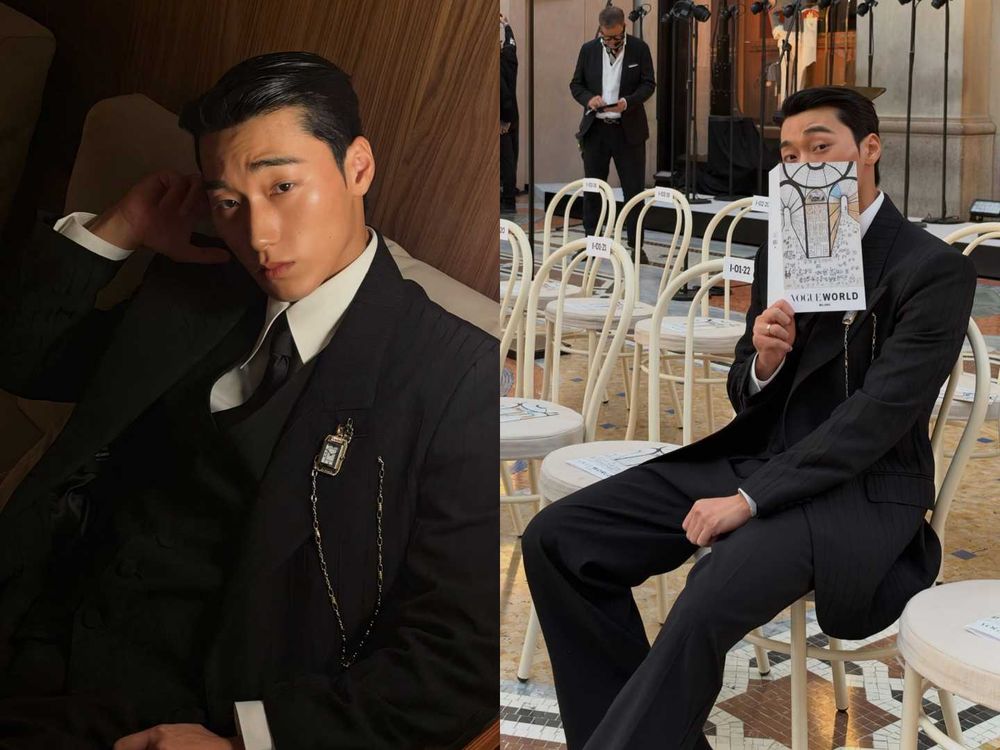 崔傘這趟Dolce&Gabbana出差到底有多帥？6套「米蘭神造型」回顧！帥到選不出最愛、最後更寬肩美背大放送！-5