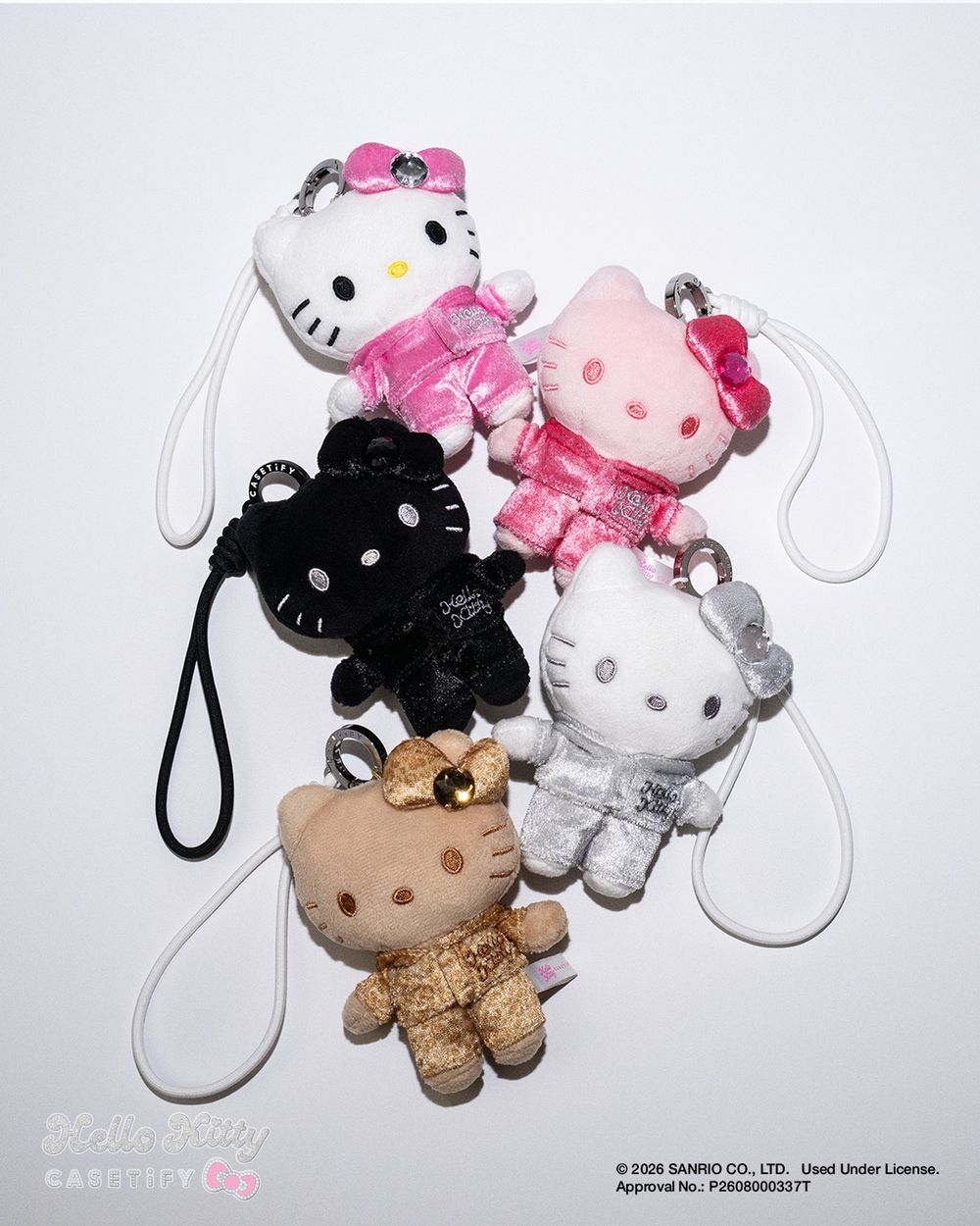 CASETiFY真的很會！聯名Kitty「千禧Y2K風格」辣妹豹紋、寶石Kitty超可愛！竟還有吊飾盲盒！-8