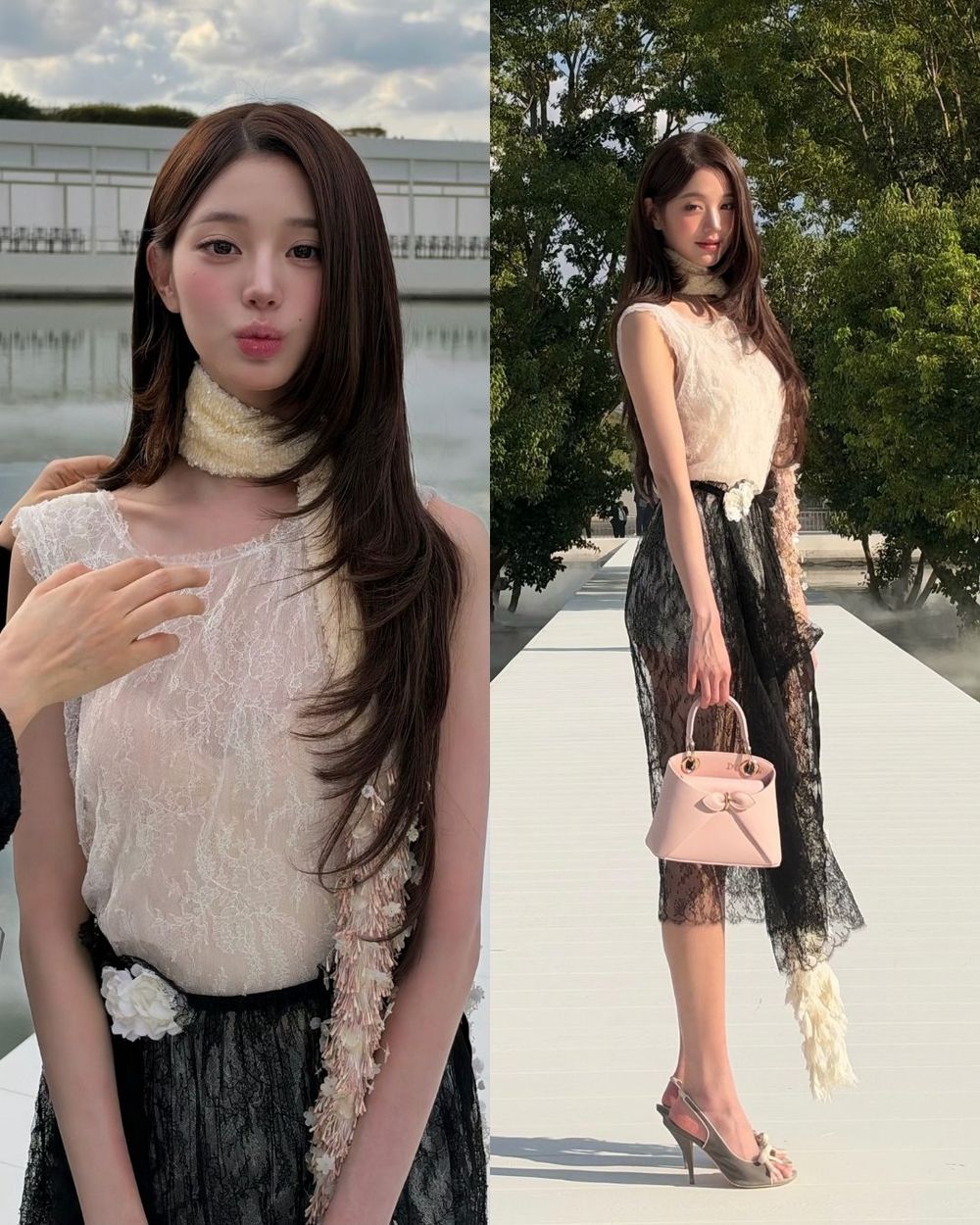 這是什麼電影裡才有的夢幻陣容！迪奧王子公主們「Jisoo、鉉辰、張員瑛」三神在Dior大秀集合！-6
