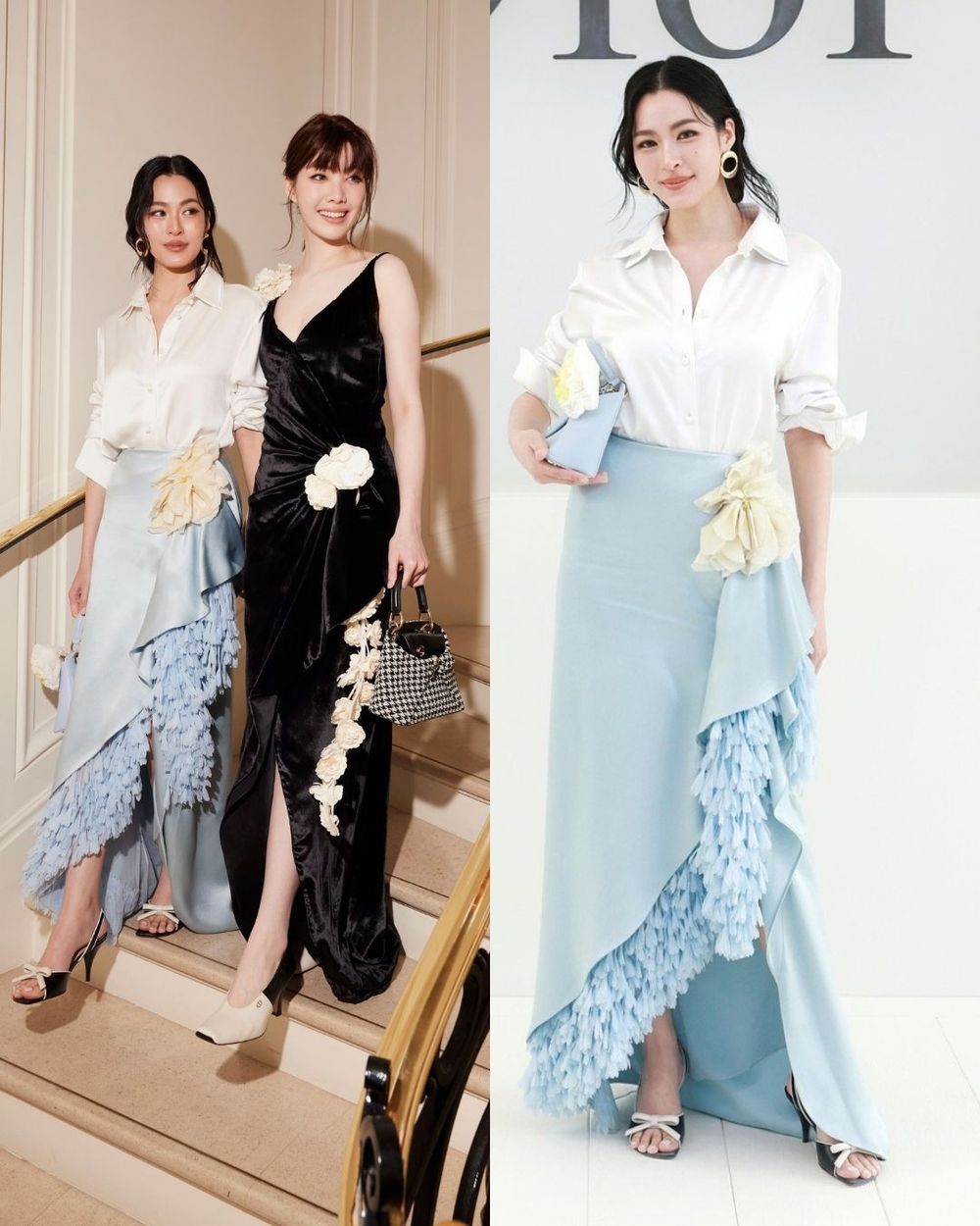 這是什麼電影裡才有的夢幻陣容！迪奧王子公主們「Jisoo、鉉辰、張員瑛」三神在Dior大秀集合！-7