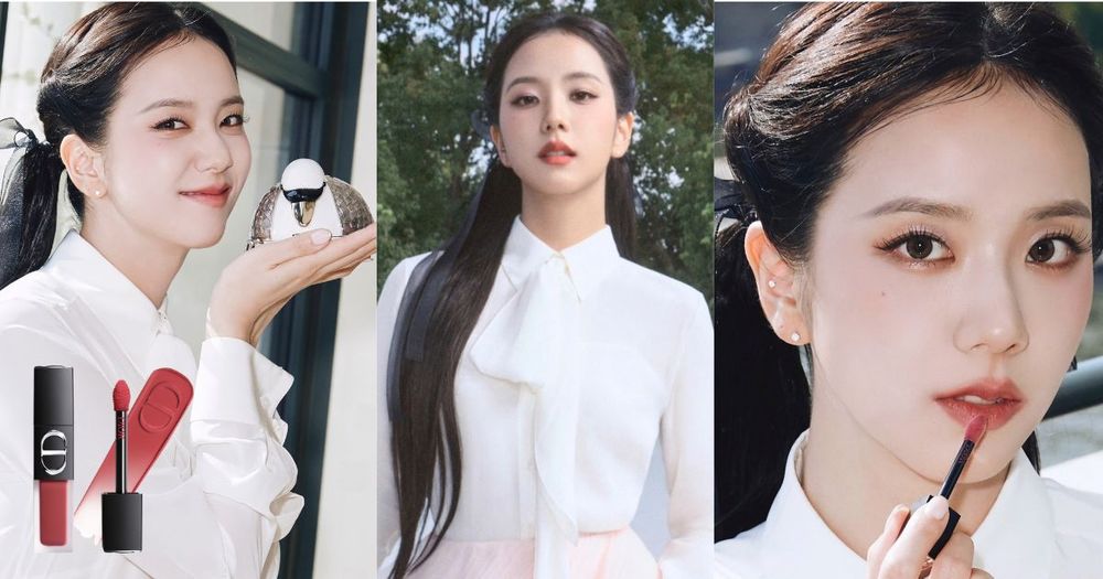 JISOO巴黎時裝週美成迪奧公主！DIOR同款彩妝＋色號公開，玫瑰木唇露、櫻花粉腮紅、精緻底妝一次收！-1