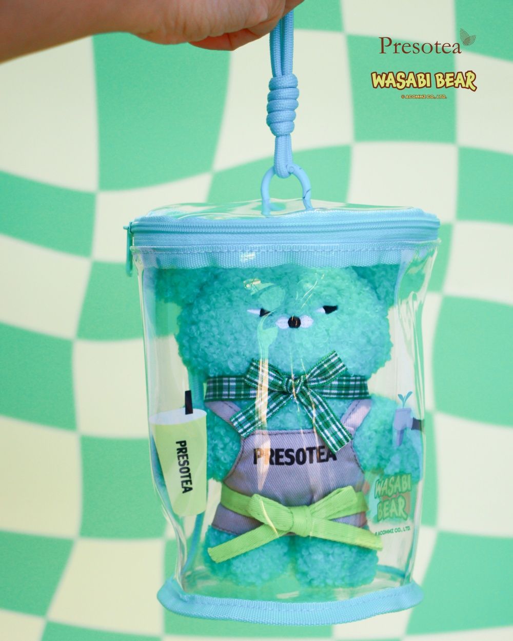 鮮茶道跟Wasabi Bear聯名啦！3款限定杯身萌翻天、還有「飲料店員芥末熊娃包&購物袋」要買！-5