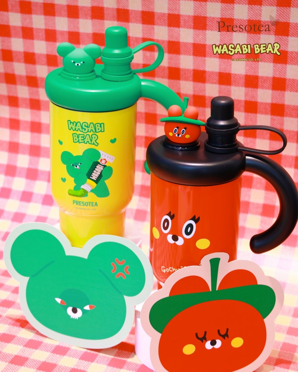 鮮茶道跟Wasabi Bear聯名啦！3款限定杯身萌翻天、還有「飲料店員芥末熊娃包&購物袋」要買！-7