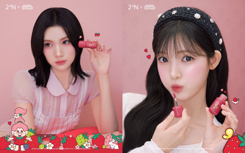 2aN讓甜妹暴動了！Hearts2Hearts同款「草莓甜點彩妝」粉嫩指數滿分，日本賣翻限定眼影首度在韓上市！-2
