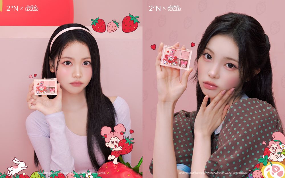 2aN讓甜妹暴動了！Hearts2Hearts同款「草莓甜點彩妝」粉嫩指數滿分，日本賣翻限定眼影首度在韓上市！-3