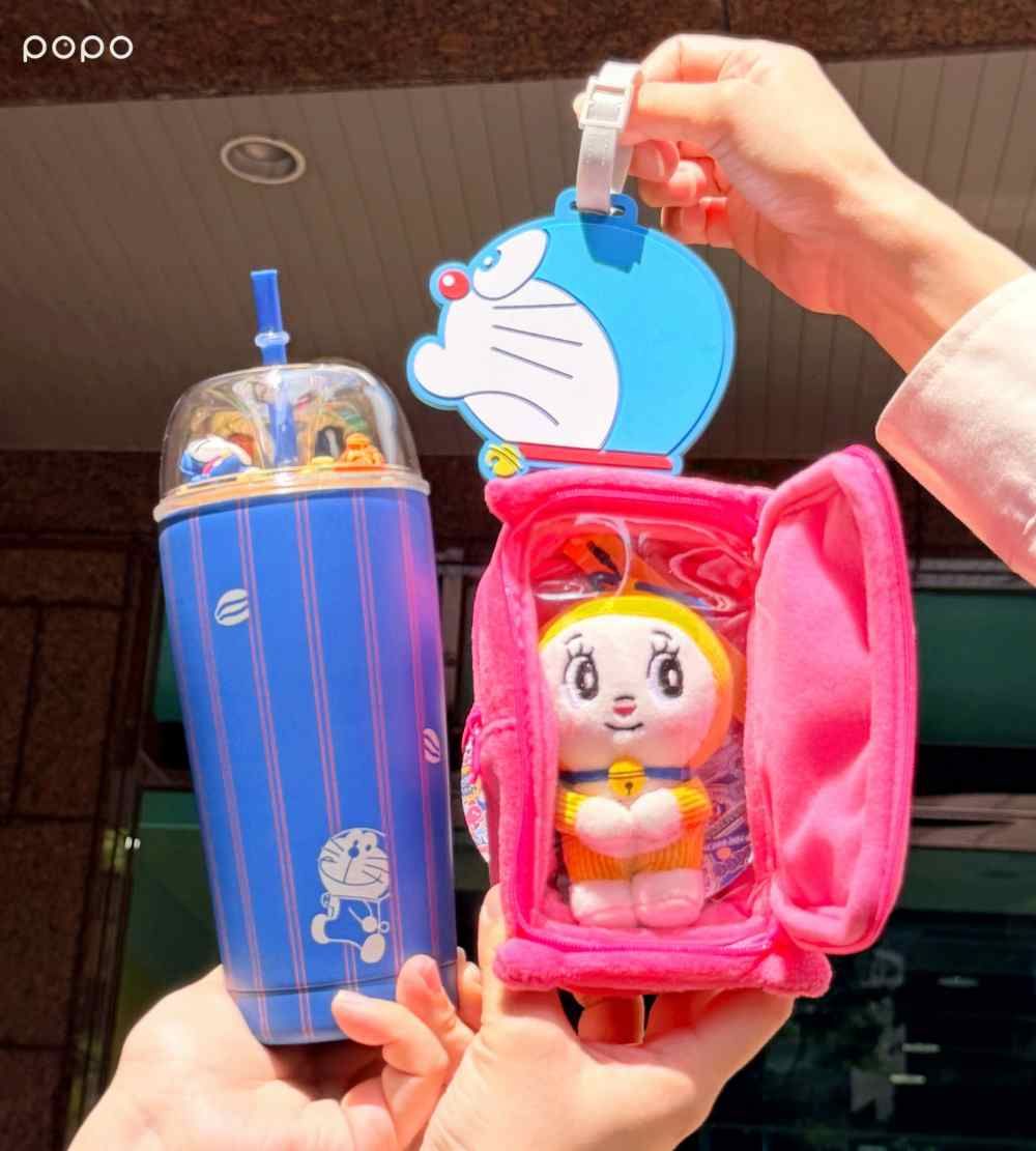 7-11開賣超可愛《哆啦A夢》周邊！「任意門哆啦美絨毛吊飾、記憶吐司磁鐵」百元就能收！-4