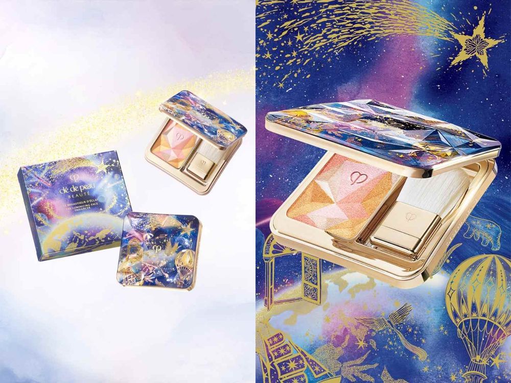 2026最夢幻聖誕限定美妝誕生！肌膚之鑰攜手日本插畫家推「星願奇蹟系列」，激光瓶、奢潤唇膏、眼影盤換上璀璨流星外殼！-7