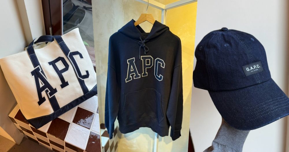 這價格不買不行！Gap法國品牌A.P.C.聯名系列真的來了！「LOGO帽T、托特包」開賣就搶爆！-1