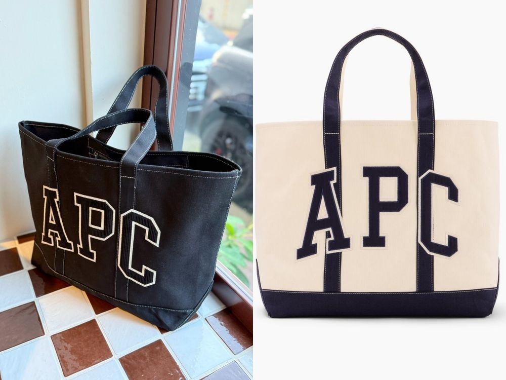 這價格不買不行！Gap法國品牌A.P.C.聯名系列真的來了！「LOGO帽T、托特包」開賣就搶爆！-5