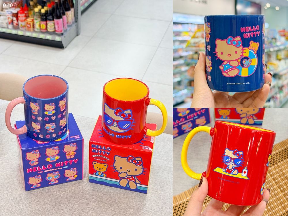 全家開賣超可愛曬黑三麗鷗周邊！「焦糖色Hello Kitty證件套、吃冰大耳狗原子筆」百元就能買！-4