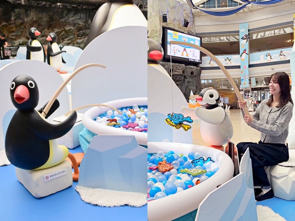 日本Adventure World跟企鵝家族聯名啦！超可愛「巨大Pingu氣偶、Pinga釣魚池塘」必拍亮點一次看！-10