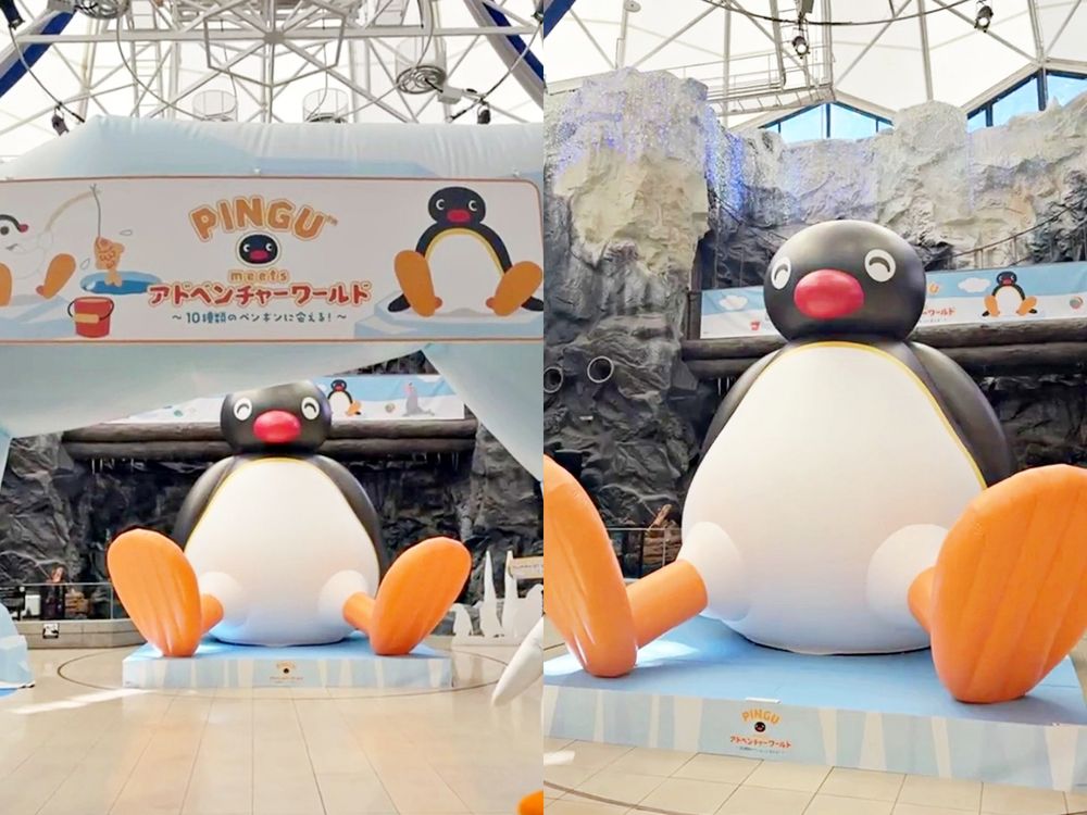日本Adventure World跟企鵝家族聯名啦！超可愛「巨大Pingu氣偶、Pinga釣魚池塘」必拍亮點一次看！-9